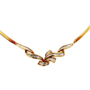 K18 ダイヤモンド ネックレス D1.23ct