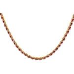 K18 ルビー・ダイヤモンド ネックレス 8.8・0.82ct