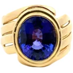 K18 タンザナイト リング 6.2ct