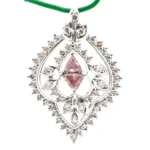 Pt･Pm900 ダイヤモンド ネックレス/ペンダントトップ 0.246・0.139・D1.06ct