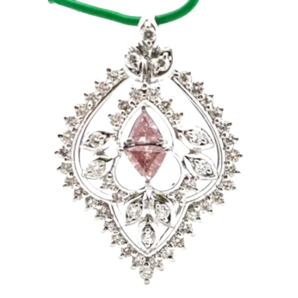 Pt･Pm900 ダイヤモンド ネックレス/ペンダントトップ 0.246・0.139・D1.06ct