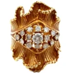 K18 ダイヤモンド リング 0.62ct