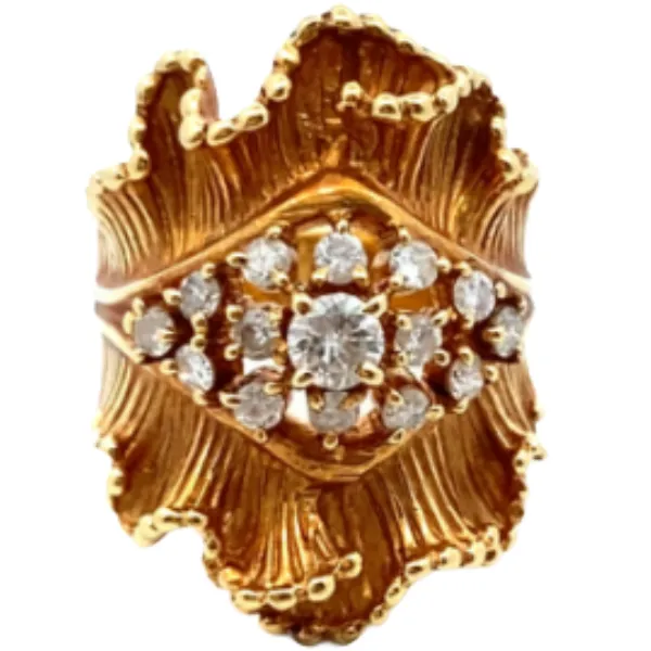 K18 ダイヤモンド リング 0.62ct