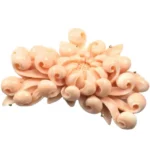 K18 サンゴ ブローチ