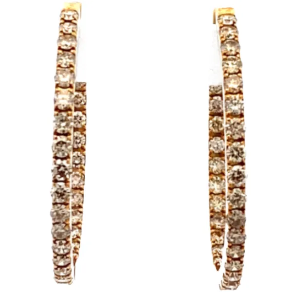 K18 ダイヤモンド ピアス/イヤリング 2・2ct