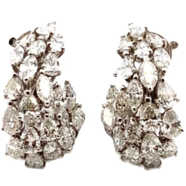 Pt950 ダイヤモンド ピアス/イヤリング 8.45ct