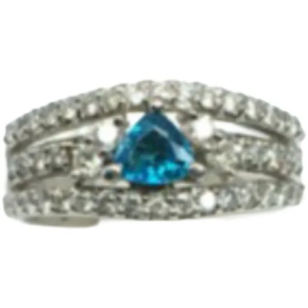 Pt･Pm900 パライバトルマリン・ダイヤモンド リング 0.28 ct D0.585 ct