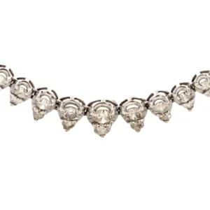 K18WG ダイヤモンド ネックレス 5ct