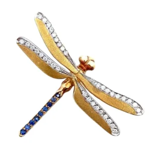 K18 サファイア・ダイヤモンド D0.28ct