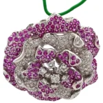 K18 ピンクサファイア・ダイヤモンド 5.86・D2.12ct