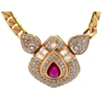 K18 ルビー・ダイヤモンド ネックレス/ペンダントトップ 1.15 ct 1.94 ct