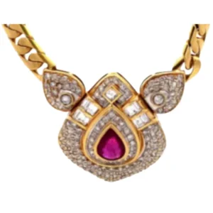 K18 ルビー・ダイヤモンド ネックレス/ペンダントトップ 1.15 ct 1.94 ct