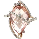 K18 モルガナイト・ダイヤモンド 5.55・D0.45ct