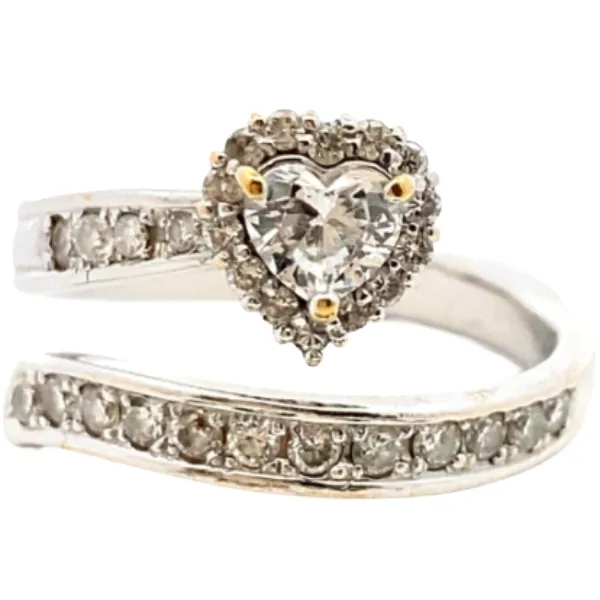 K18 ダイヤモンド リング 0.35・D0.45ct