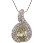 K18WG ダイヤモンド ネックレス/ペンダントトップ 6.235 ct 1.55 ct