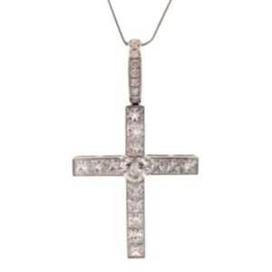 Pt･Pm900 ダイヤモンド ネックレスペンダントトップ D2.016 ct 9.102 ct