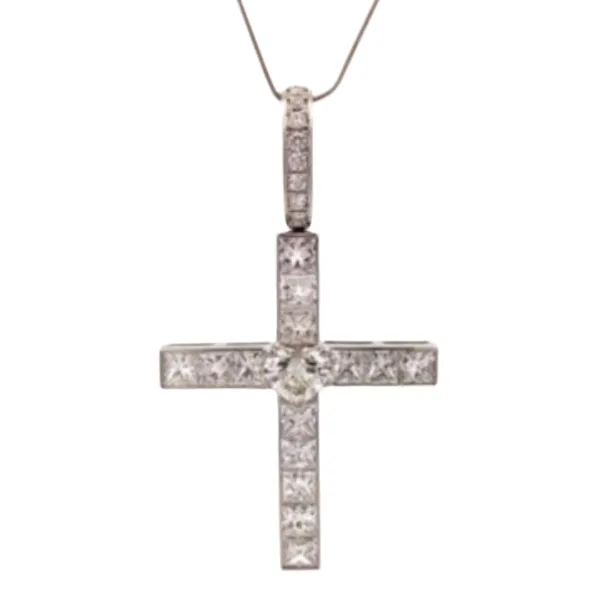 Pt･Pm900 ダイヤモンド ネックレス/ペンダントトップ D2.016 ct 9.102 ct