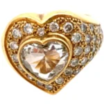 K18 ダイヤモンド リング 1.03・0.98ct