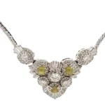 Pt･Pm850 クリソベリルキャッツアイ・ダイヤモンド 2.24・5.44ct