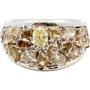 K18WG ダイヤモンド リング D4.13ct