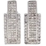 K18 ダイヤモンド イヤリング D1.05・D1.05 ct