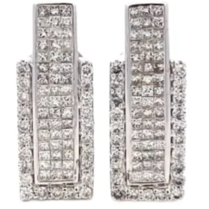 K18 ダイヤモンド イヤリング D1.05・D1.05 ct