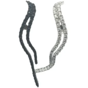 K18WG/WGK14 ブラックスピネル・ダイヤモンド ピアス/イヤリング D0.84・S1.1 ct