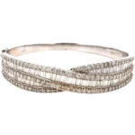 K18WG ダイヤモンド ブレスレット/バングル D7.06ct