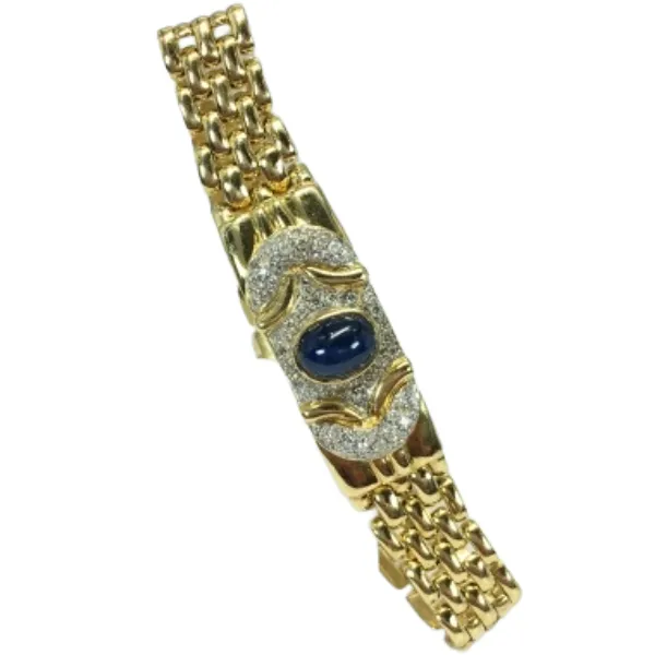 K18 サファイア・ダイヤモンド ブレスレット S2.94 ct D0.64 ct