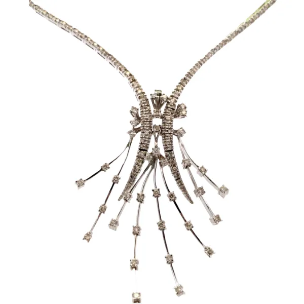 K18 ダイヤモンド ネックレス 2.9ct