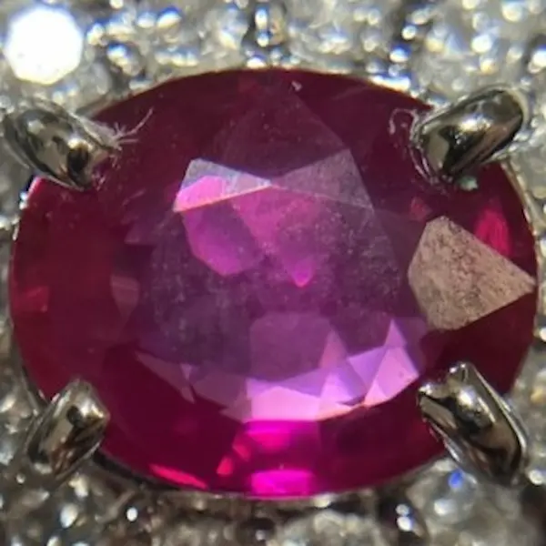 ルビー　0.55ct