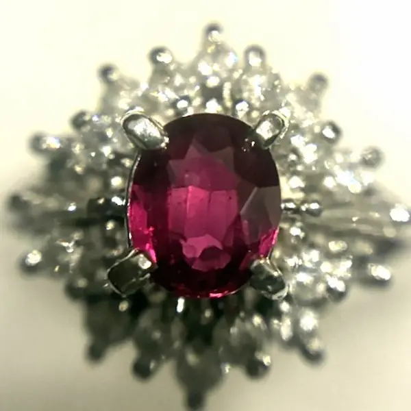 ルビー　0.42ct