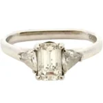 Pt･Pm900 ダイヤモンド リング 1.141・D0.47ct
