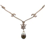 K18WG パール・ダイヤモンド ネックレス 6.68ct