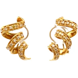 K18 ダイヤモンド ピアス/イヤリング 0.3ct
