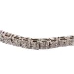 K18WG ダイヤモンド ネックレス 3.31ct