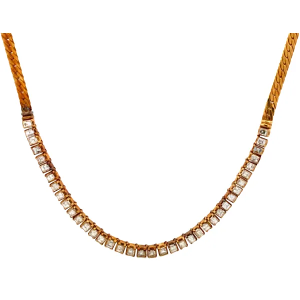K18 ダイヤモンド ネックレス/ペンダントトップ 3.42ct