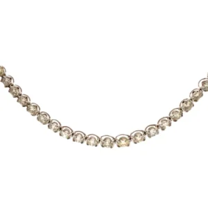 K18WG ダイヤモンド ネックレス 10ct