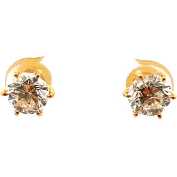 K18 ダイヤモンド ピアス/イヤリング 1.00・1.01ct
