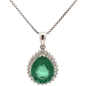 Pt900/Pt850 トルマリン・ダイヤモンド 6.15・D0.43ct