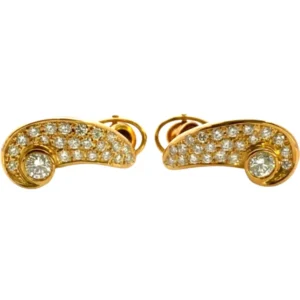 K18 ダイヤモンド ピアス/イヤリング 1.05ct