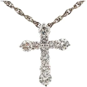 Pt850/Pt900 ダイヤモンド ネックレス/ペンダントトップ 2.2ct