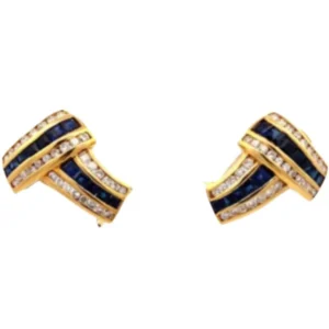 サファイア（蒼玉） ピアス