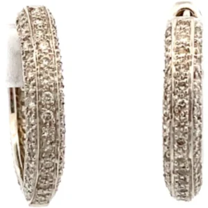 K18 ダイヤモンド ピアス/イヤリング D2.70ct
