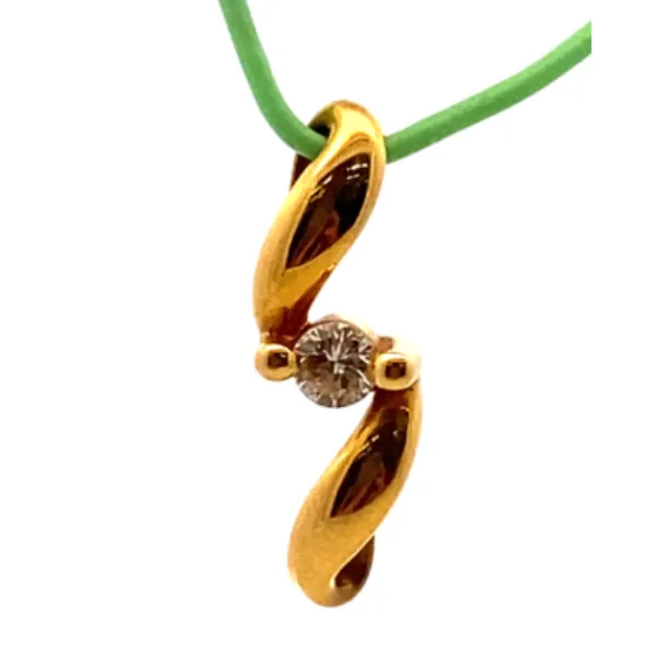 K18 ダイヤモンド ネックレス/ペンダントトップ 0.198ct