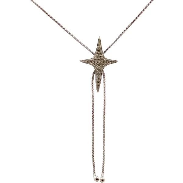 K18WG/Pt900 ダイヤモンド ネックレス/ペンダントトップ 0.45ct