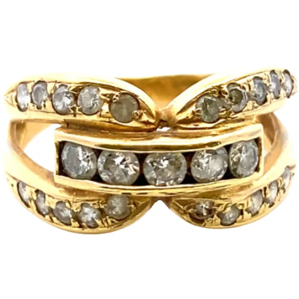 K18 ダイヤモンド リング 0.83ct