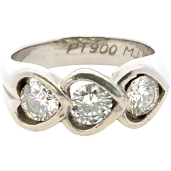 Pt･Pm900 ダイヤモンド リング 0.99ct