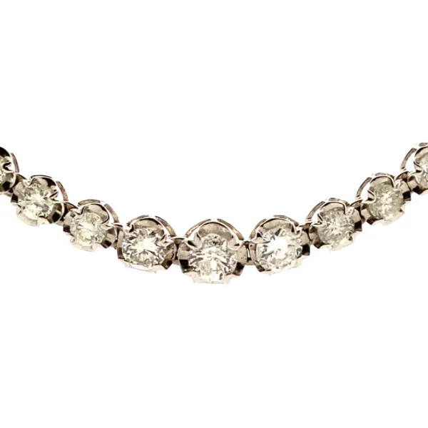 K18WG ダイヤモンド ネックレス/ペンダントトップ 10ct