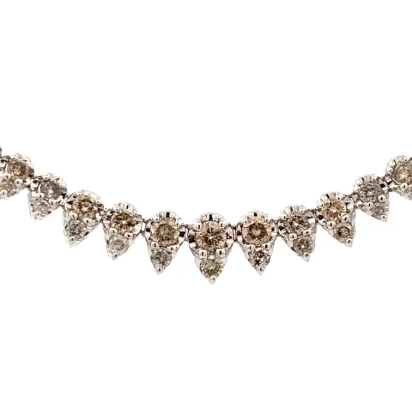 K18WG ダイヤモンド ネックレス/ペンダントトップ 10ct